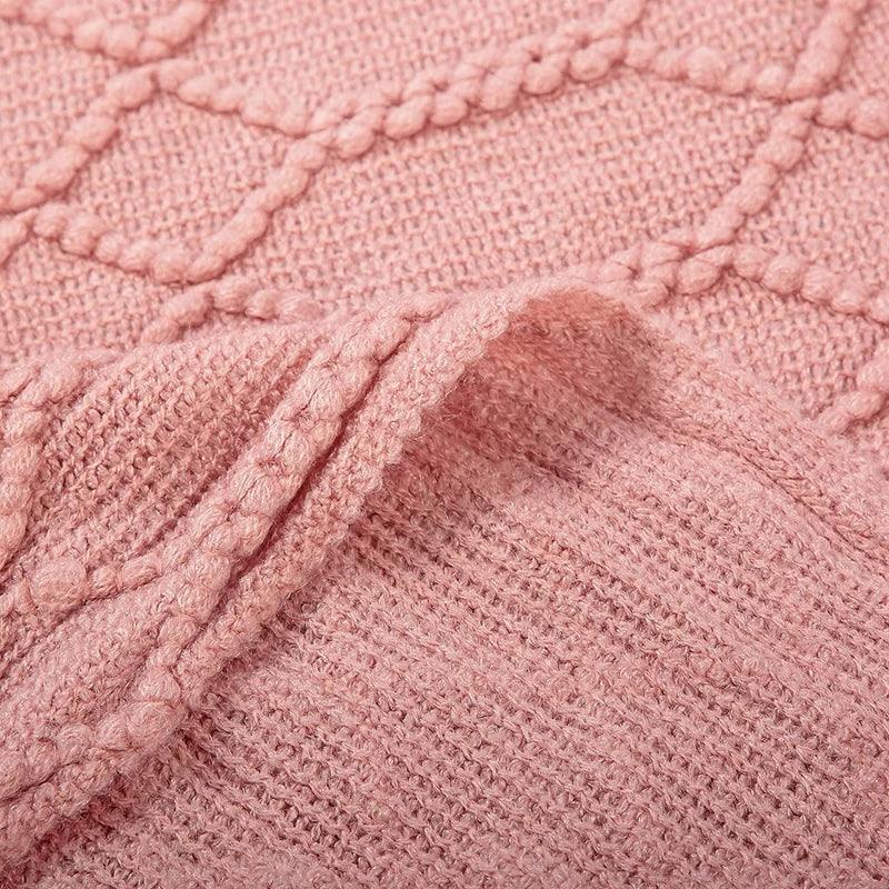 Knitted Throw Blanket
