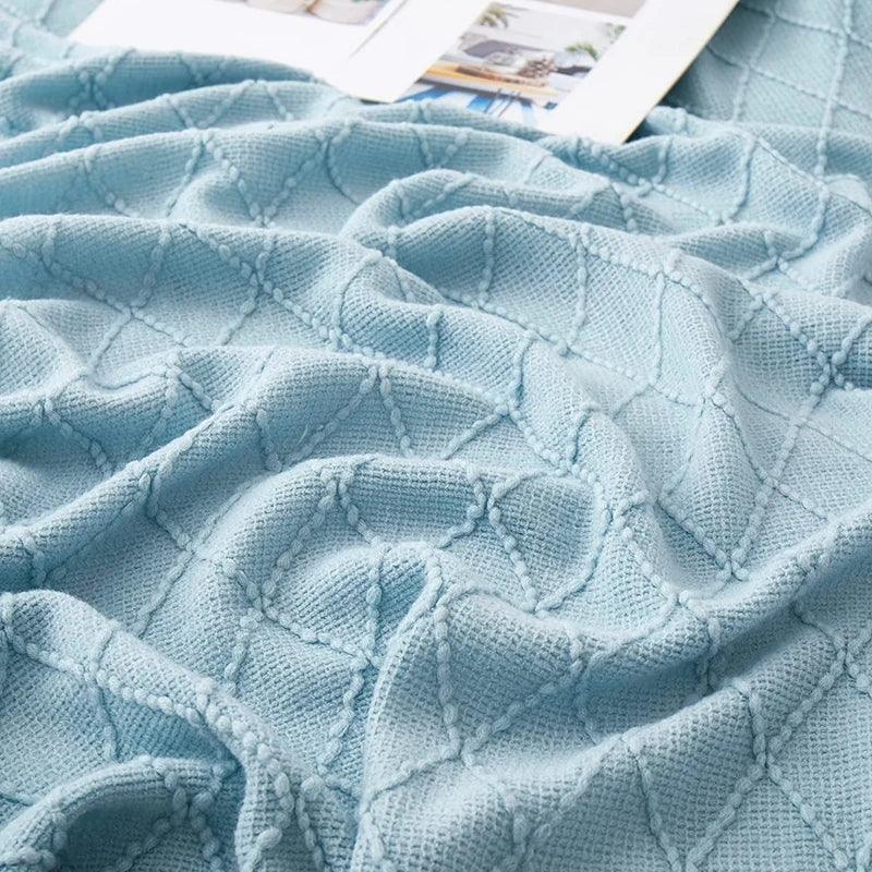 Knitted Throw Blanket