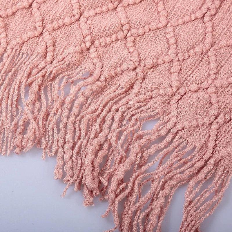Knitted Throw Blanket